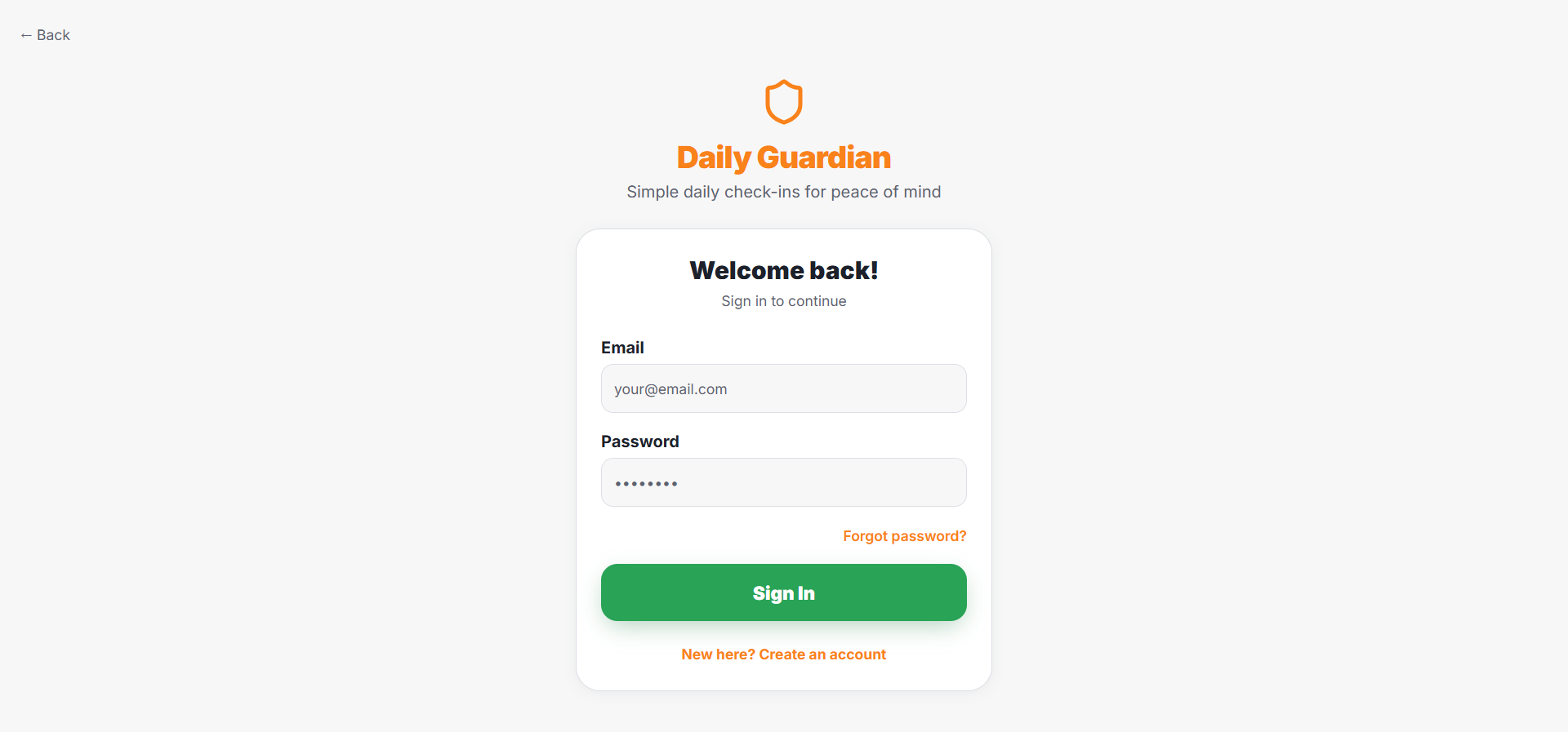 Login