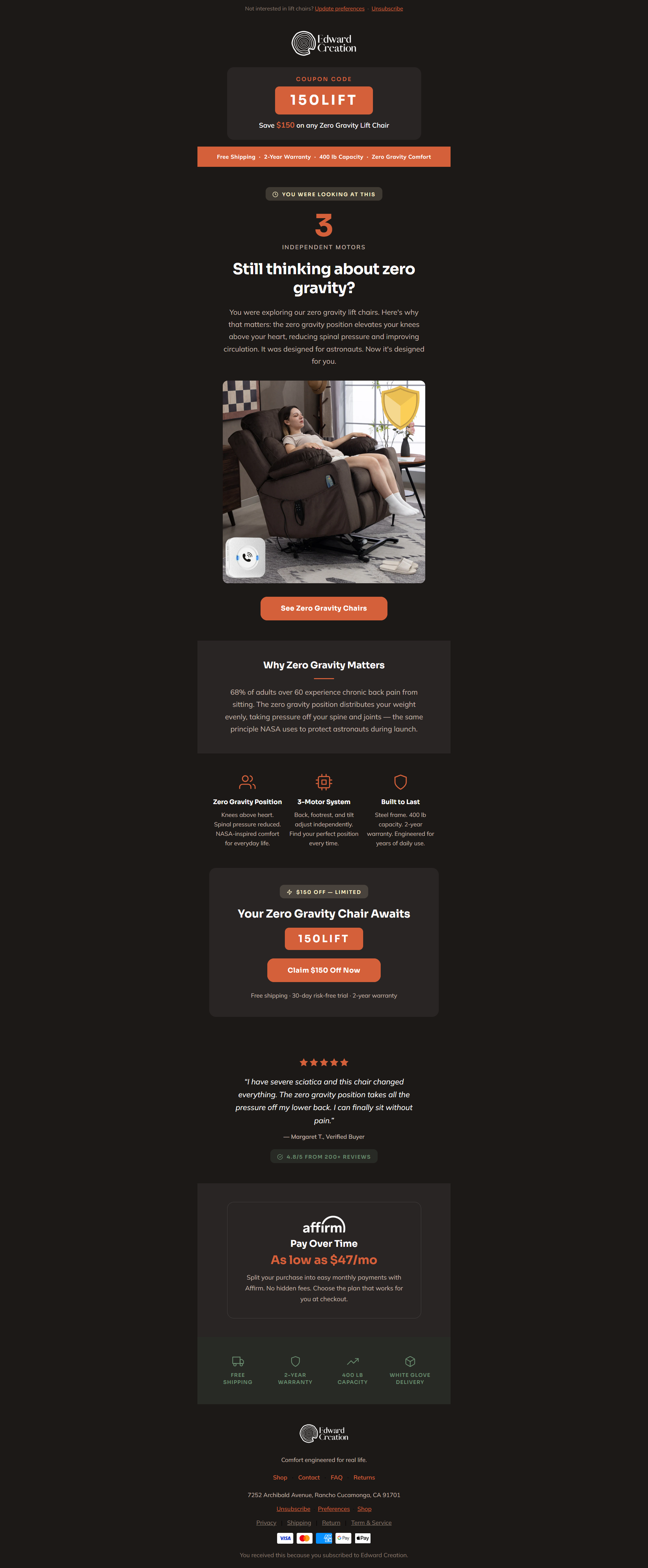 Zero Gravity Abandonment